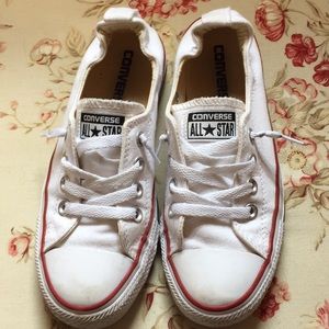 Converse shoreline white sneakers size 6